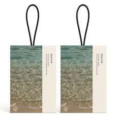 카브제 퍼퓸 사쉐 차량용 방향제, 해변산책, 2개