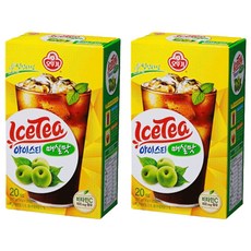 OTTOGI 不倒翁 冰茶 梅子口味 20個入, 14g, 20件, 2個