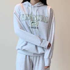 에어플레인 파이낸셜 오버핏 후드티