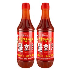 움트리 실장님 물회소스, 1kg, 2개