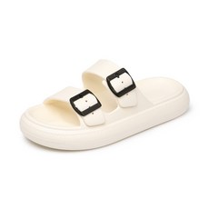 worldcup 雙線EVA搭扣拖鞋, 250, 象牙白