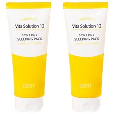 JIGOTT 維他命深層護理嫩白保濕晚安面膜, 2個, 180ml