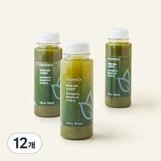 올가니카 그린데이 과채주스, 190ml, 12개