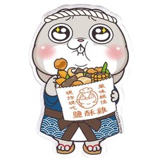 創意磁鐵(鹽酥雞)-好想兔, 1入, Multicolor combination