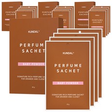 쿤달 시그니처 리치 퍼퓸 옷장 방향제, 20g, 16개, 베이비파우더