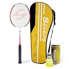 Severo 羽球拍 Carbon 5 Mini 1支+球袋1個+尼龍羽球2入, 單一商品, 1套