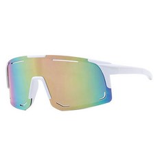 Olssell 高級防霧護目鏡 運動偏光太陽眼鏡 2入, 粉色 + 白色