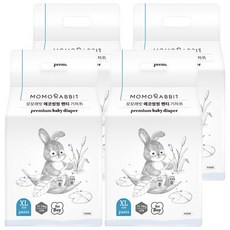 MOMO RABBIT Eco Singsing 環保褲型尿布 男童 11~14kg, XL, 88片