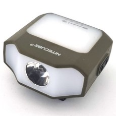 나이트큐브 NCL 헤드온UV 축광 캡라이트 충전식 센서 헤드랜턴, 올리브그린, 1개