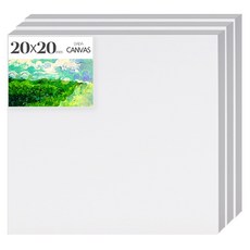 DADA 棉質美術畫布 20 x 20 cm, 3個