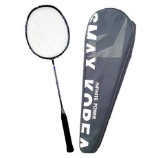 SMASH KOREA 全碳纖維超輕量羽球拍 68g, 忒修斯黑, 1個