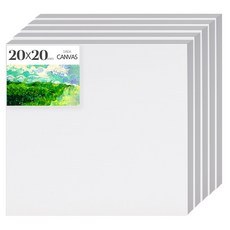 DADA 棉質美術畫布 20 x 20 cm, 5個