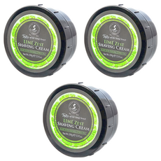 Taylor of Old Bond Street 萊姆雪松刮鬍膏，150g，天然柑橘油, 3個