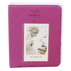 Moneyfull 馬卡龍迷你小卡拍立得相簿, 葡萄色, 16張