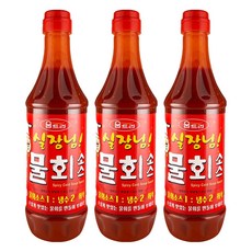 움트리 실장님 물회소스, 1kg, 3개