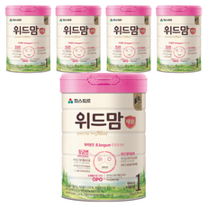 위드맘 엄마의 마음 제왕 분유 1단계, 750g, 5개