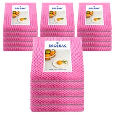 쓱싹 水晶泡泡抹布 粉紅色, 20個