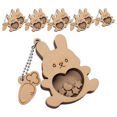 minhwashop 木製沙鈴製作組, 10套, 兔子