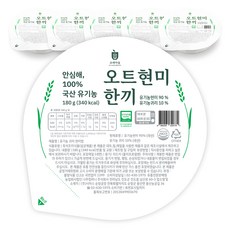 Bobaemaeul 有機燕麥糙米飯, 6個, 180g