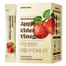 NowGreen 蘋果西打醋隨身包, 15g, 30條