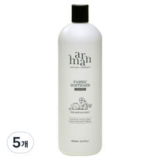 arman 嬰幼兒用衣物柔軟精 山茶花香, 1L, 5個