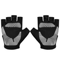 BOODUN 打孔瑜伽手套 2p 套組, 白色 黑色