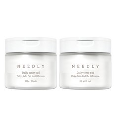 Needly 毛孔角質調理爽膚棉片 Set 每日調理清透 添加BHA/PHA成分, 60片, 2罐