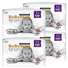 BeBemon Eco-Naver 環保黏貼型尿布 6~9kg, M, 120片