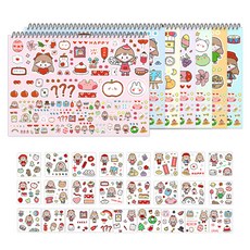 YOUNG ART 素描本 7p + 角色貼紙 25種套組, 8開, 1套