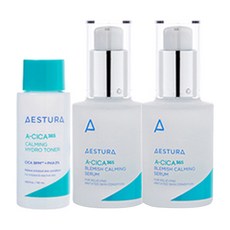 AESTURA A-Cica 365 積雪草精華液套裝 含積雪草成分 建立肌膚呵護屏障 含菸鹼醯胺 保濕滋潤肌膚, 1組