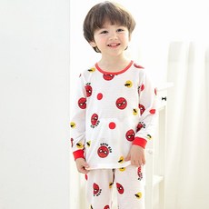 Maykids 男童款圓點蜘蛛人9分袖緹花家居套裝