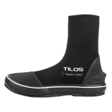 TILOS 5mm 拉鍊潛水靴, 黑色, 280-285