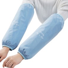 조이더 주방용 튀김 방수토시 작업용 팔토시 1세트, 스카이