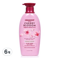 오가니스트 체리블라썸 수분 영양 컨디셔너, 6개, 500ml
