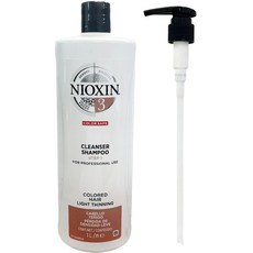 NIOXIN 耐奧森 染髮專用頭皮護理洗髮露 3號, 1L, 1組