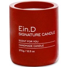 Aindie Pottery 手工簽名大豆蠟燭 370g, 1個, 紅+黑櫻桃