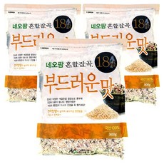 네오팜 혼합잡곡 18곡 부드러운맛, 800g, 3개