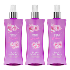 바디판타지 재패니즈 프래그런스 바디 스프레이 체리 블라썸향, 236ml, 3개