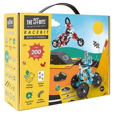 THE OFF BITS 怪奇機械積木 RACEBIT 200+ 件, 賽車遊戲盒, 1盒