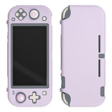 JAMMON Nintendo Switch Lite 專用馬卡龍硬殼套裝, LTC01-LL, 丁香紫, 1套