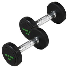스포틀러 PEV 12각 덤벨 3kg, 2개