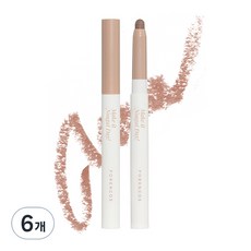 FORENCOS 牛軋糖隱形服貼唇筆 0.8g, 6個, 05摩卡牛軋糖