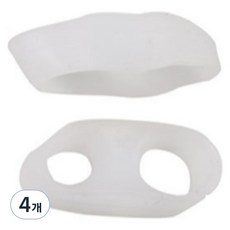 Gyeongyi商店 小拇指矽膠腳趾環保護套, 4個