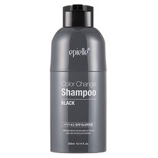 epielle 變色染髮洗髮精 黑色, 300ml, 1瓶
