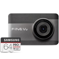 파인뷰 전후방FHD 2채널 블랙박스 X700 + GPS안테나, FineVu X700, 64GB