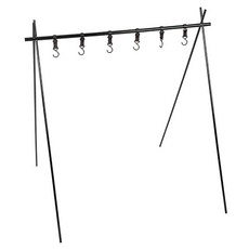 MOUNTAINHIKER 山之客 鋁合金置物架 大, 黑色, 1層, 1個