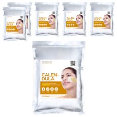 LINDSAY 頂級金盞花軟膜粉，專家製作，添加金盞花花瓣，保濕成分, 6包, 1入