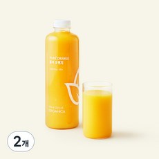 저스트주스 올가니카 퓨어 오렌지 주스, 900ml, 2개