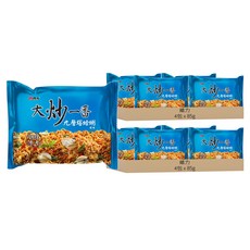 維力 大炒一番 九層塔蛤蜊風味麵 85g, 8包
