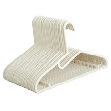 BONOHOUSE 無痕防滑衣架, 乳白色, 30入